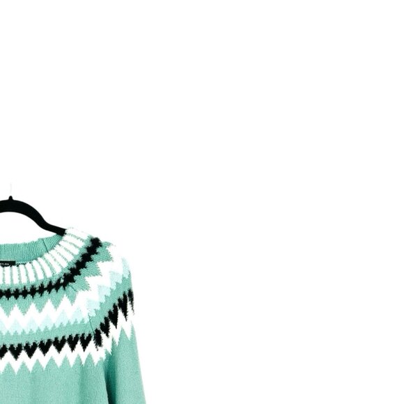 Ann Taylor Fair Isle Mock Neck Sweater - Picture 5 of 8